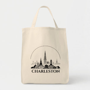 Charleston Skyline Eco-Friendly Tote Tygkasse