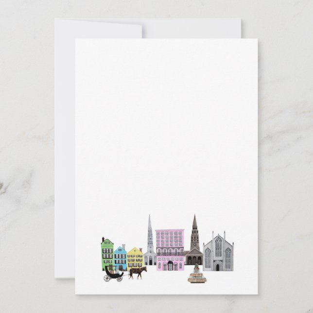 charleston Skyline Inbjudningar (Framsida)