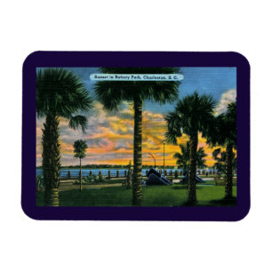 Charleston South Carolina, batteri parkerar, Magnet