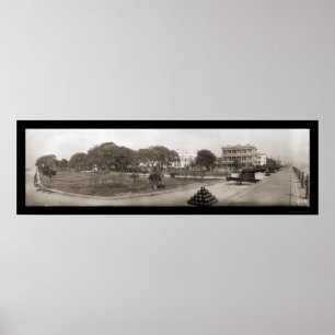 Charleston South Carolina batterifoto 1909 Poster