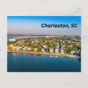 Charleston, South Carolina Bay View Vykort