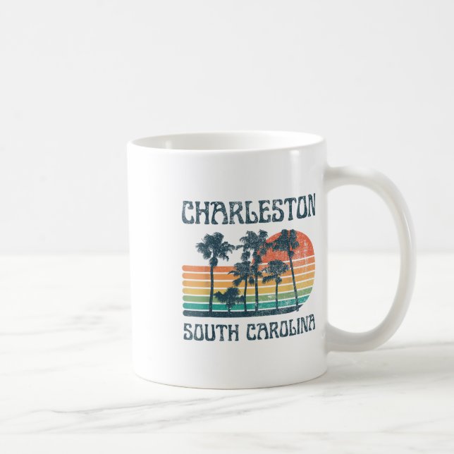 Charleston South Carolina Beach Summer Vacation Vi Kaffemugg (Höger)
