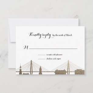 Charleston South Carolina Faux Guld OSA kort