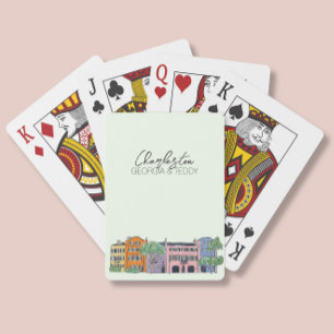 Charleston, South Carolina Favors för bröllop Casinokort