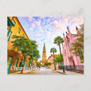 Charleston, South Carolina, Förenade Stater Vykort
