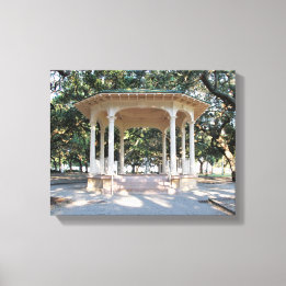 Charleston South Carolina, Gazebo, Battery Canvastryck