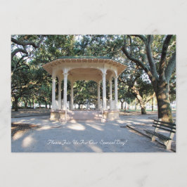Charleston South Carolina, Gazebo, Battery Inbjudningar