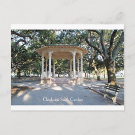 Charleston South Carolina, Gazebo, Battery Vykort