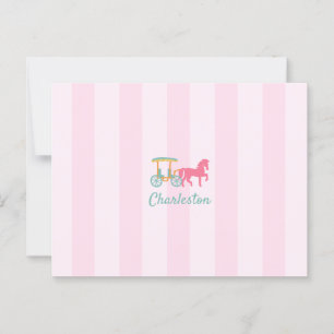 Charleston South Carolina Horse Drawn Carriage Vykort