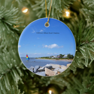 Charleston South Carolina Julgransprydnad Keramik