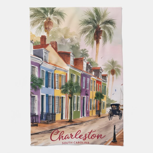 Charleston, South Carolina Kökshandduk (Vertikal)