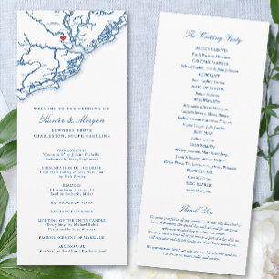 Charleston South Carolina Navy Destination Wedding Program