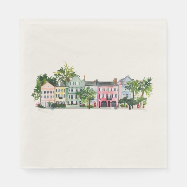 Charleston South Carolina Pappersservett (Framsidan)
