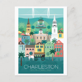Charleston, South Carolina Postcard Vykort