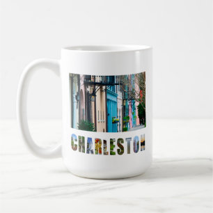 Charleston South Carolina Rainbow Row Houses Kaffemugg