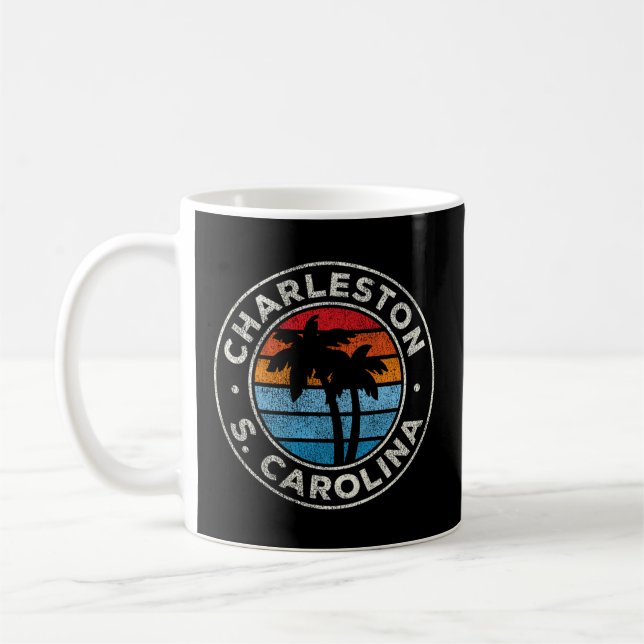 Charleston South Carolina Sc 70S Kaffemugg (Vänster)