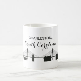 Charleston South Carolina Skyline Coffee Mugg