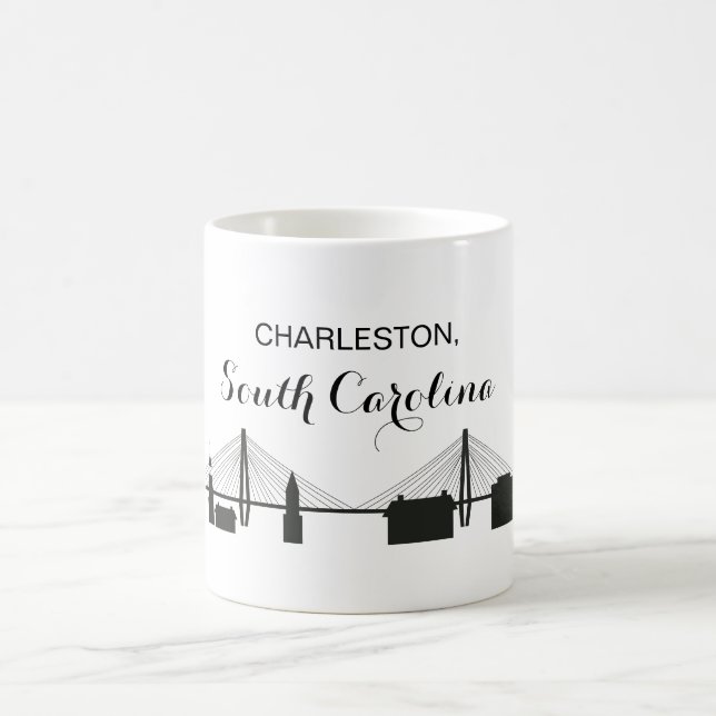 Charleston South Carolina Skyline Coffee Mugg (Center)