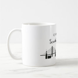 Charleston South Carolina Skyline Coffee Mugg
