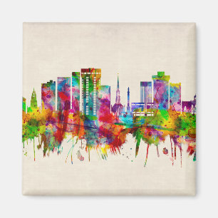 Charleston South Carolina Skyline Magnet