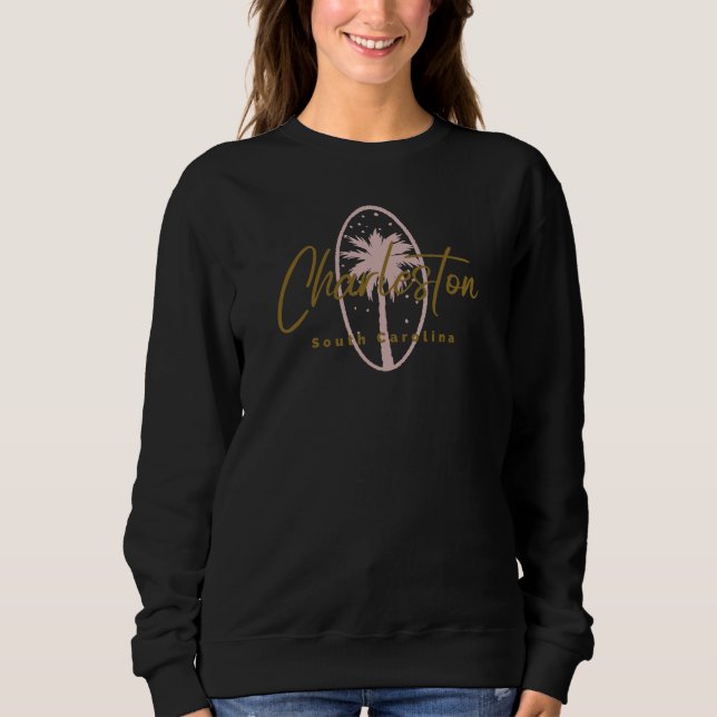 Charleston South Carolina Sweatshirt T Shirt (Framsida)