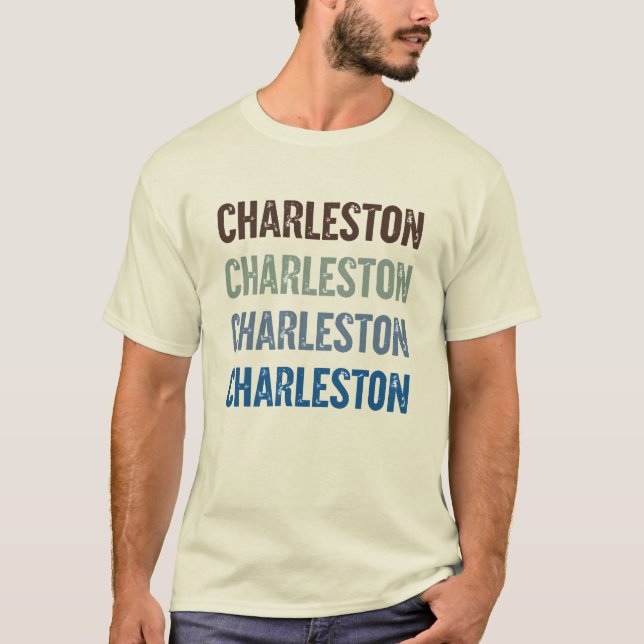 Charleston, South Carolina T Shirt (Framsida)