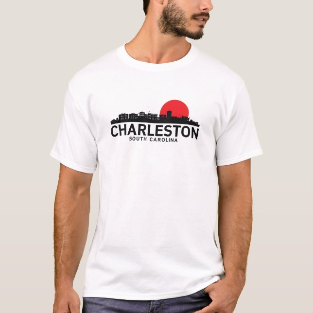 Charleston, South Carolina T Shirt (Framsida)