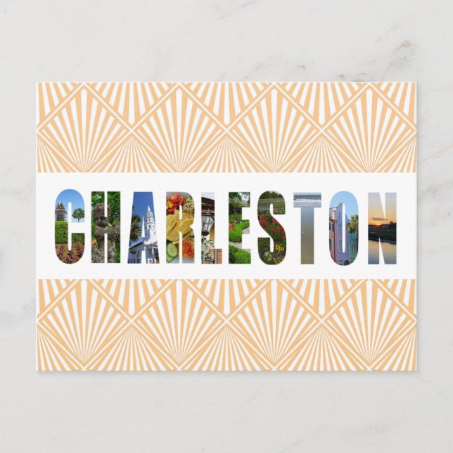 Charleston South Carolina Travel Photos Postcard Vykort (Framsida)