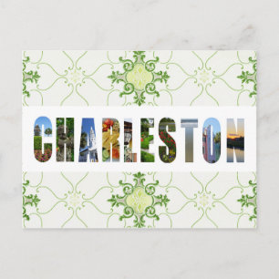 Charleston South Carolina Travel Photos Postcard Vykort
