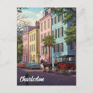 Charleston South Carolina Travel Vykort