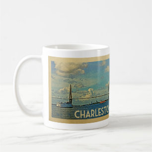 Charleston South Carolina Vintage resor Kaffemugg