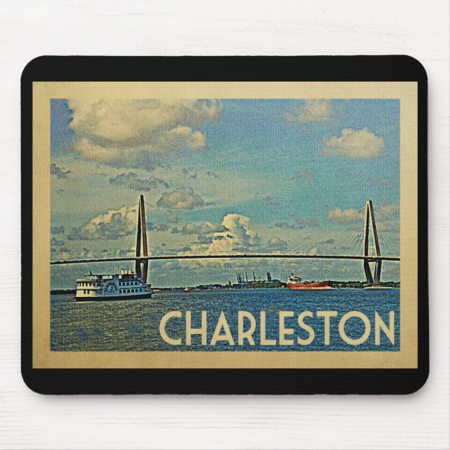 Charleston South Carolina Vintage resor Musmatta (Framsidan)