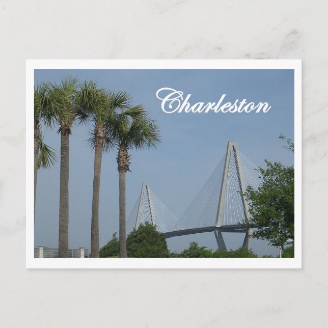 Charleston South Carolina vykort (Framsida)