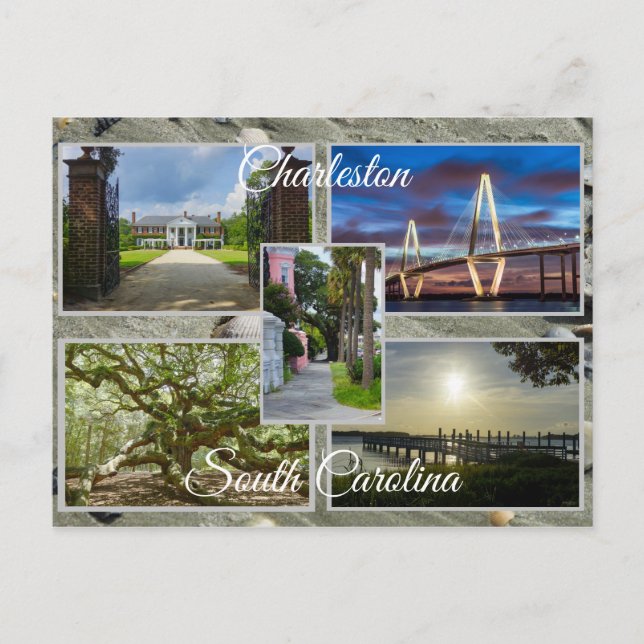 Charleston South Carolina Vykort (Framsida)