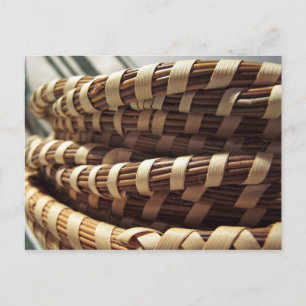 Charleston Sweetgrass Basket vycard Vykort