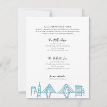 Charleston Toile Gräns i blå bostäder