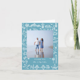 Charleston Toile Gräns i Blue Tack Kort