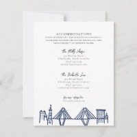 Charleston Toile in Navy Blue Accomodododations