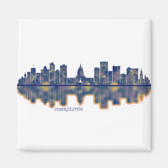 Charleston Väster Virginia Magnet (Framsidan)