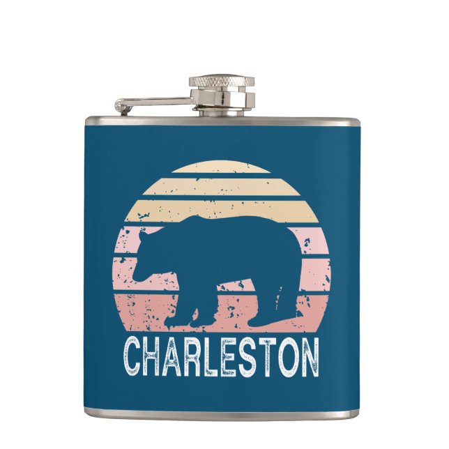 Charleston Väster Virginia Retro Bear Fickplunta (Framsidan)