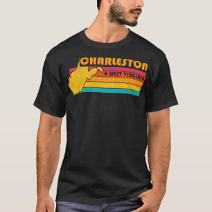 Charleston Väster Virginia Vintage Distress Souven T Shirt