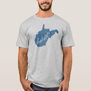 Charleston Väster Virginia Wood Grain T Shirt