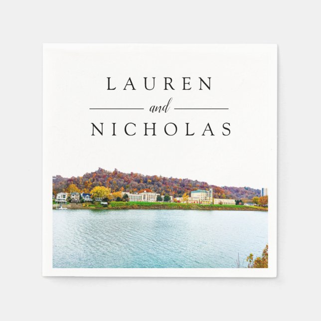 Charleston West Virginia Pappersservett (Framsidan)