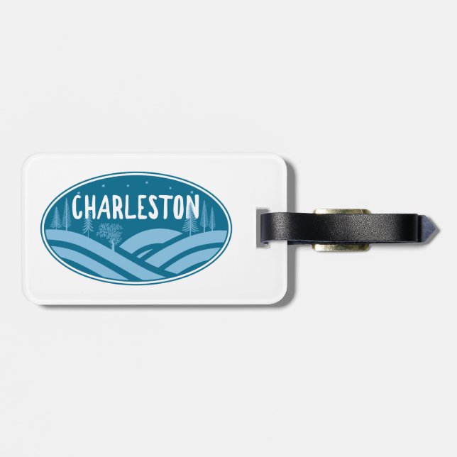 Charleston West Virginia Utomhus Bagagebricka (Baksida Vågrät)