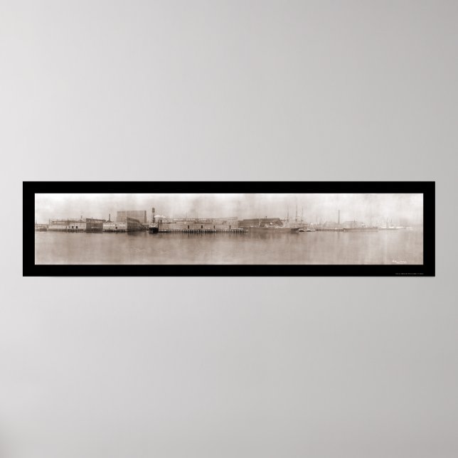 Charlestown Boston Photo 1910 Poster (Framsidan)