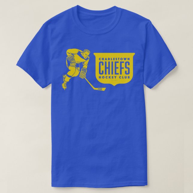 Charlestown Chiefs Gult T Shirt (Design framsida)