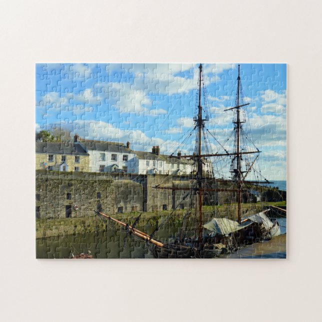 Charlestown Cornwall England Poldark läge Pussel (Horisontell)