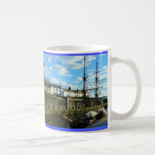 Charlestown Cornwall England Poldark Location Kaffemugg