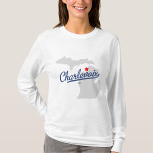 Charlevoix Michigan MI skjorta T-shirt