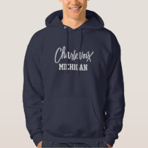 Charlevoix Michigan Prated Hoodie